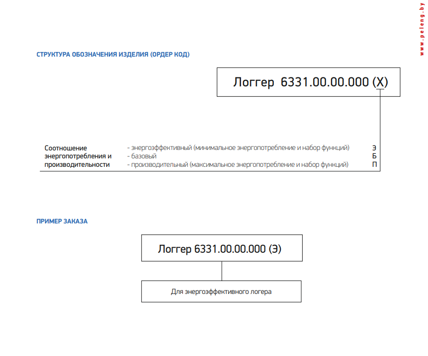 структура обозначения изделия